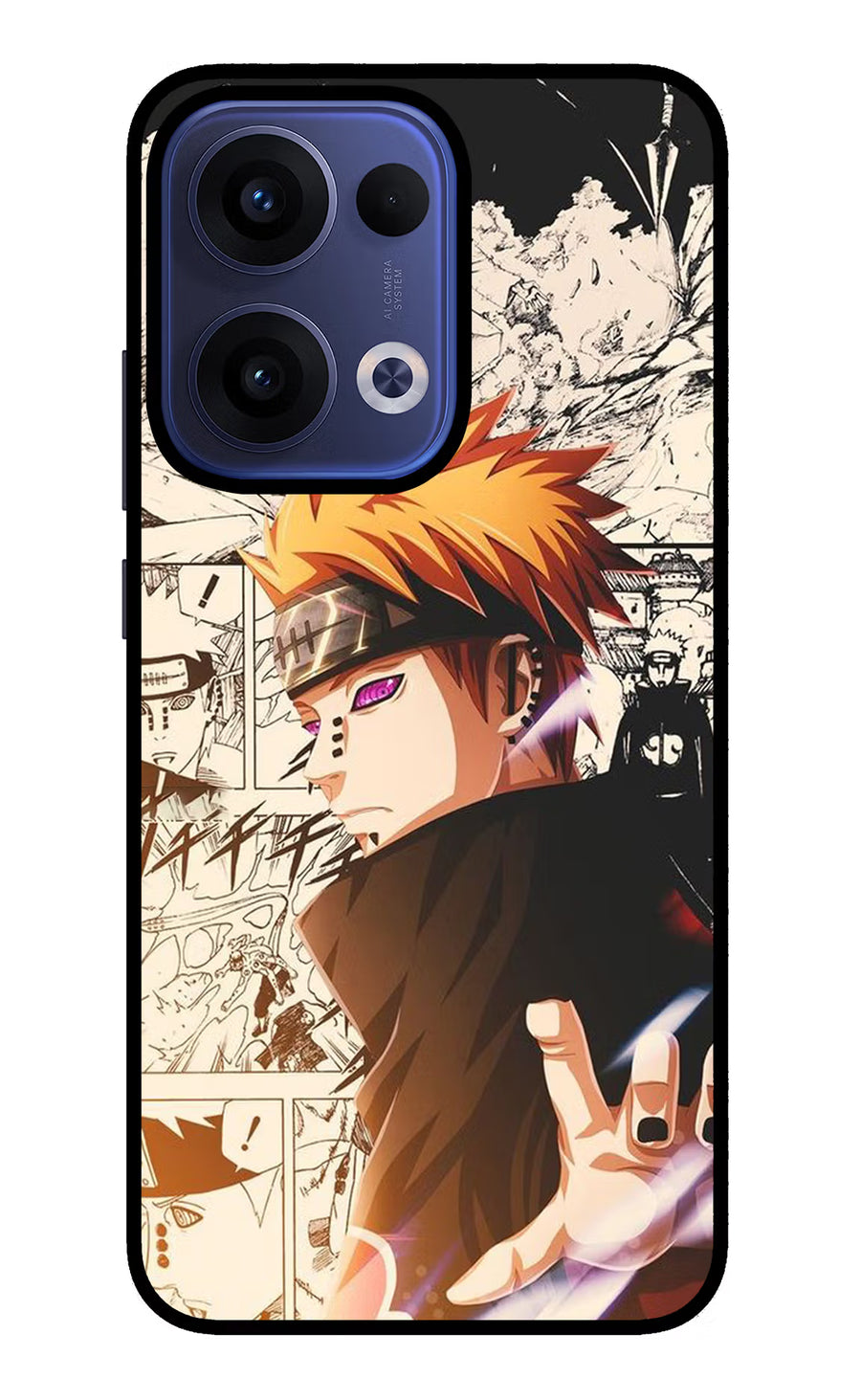 Pain Anime Oppo Reno13 5G Back Cover, Glass case