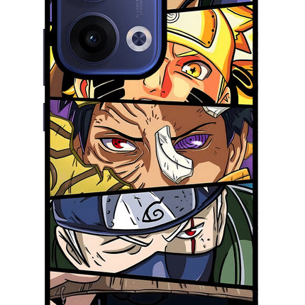 Naruto Character Oppo Reno13 5G Glass Case