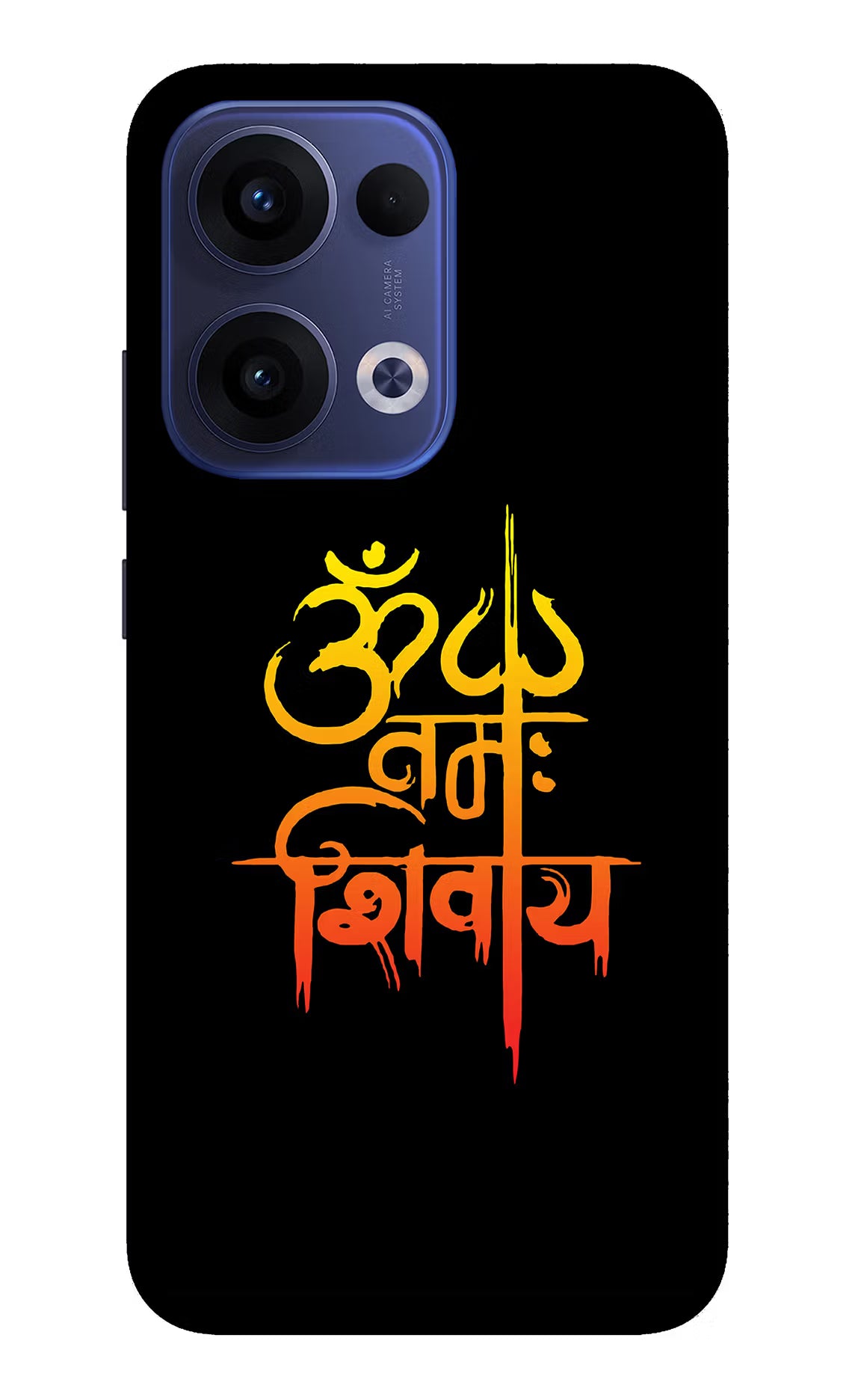 Om Namah Shivay Oppo Reno13 5G Glass Case Back Cover by Casekaro