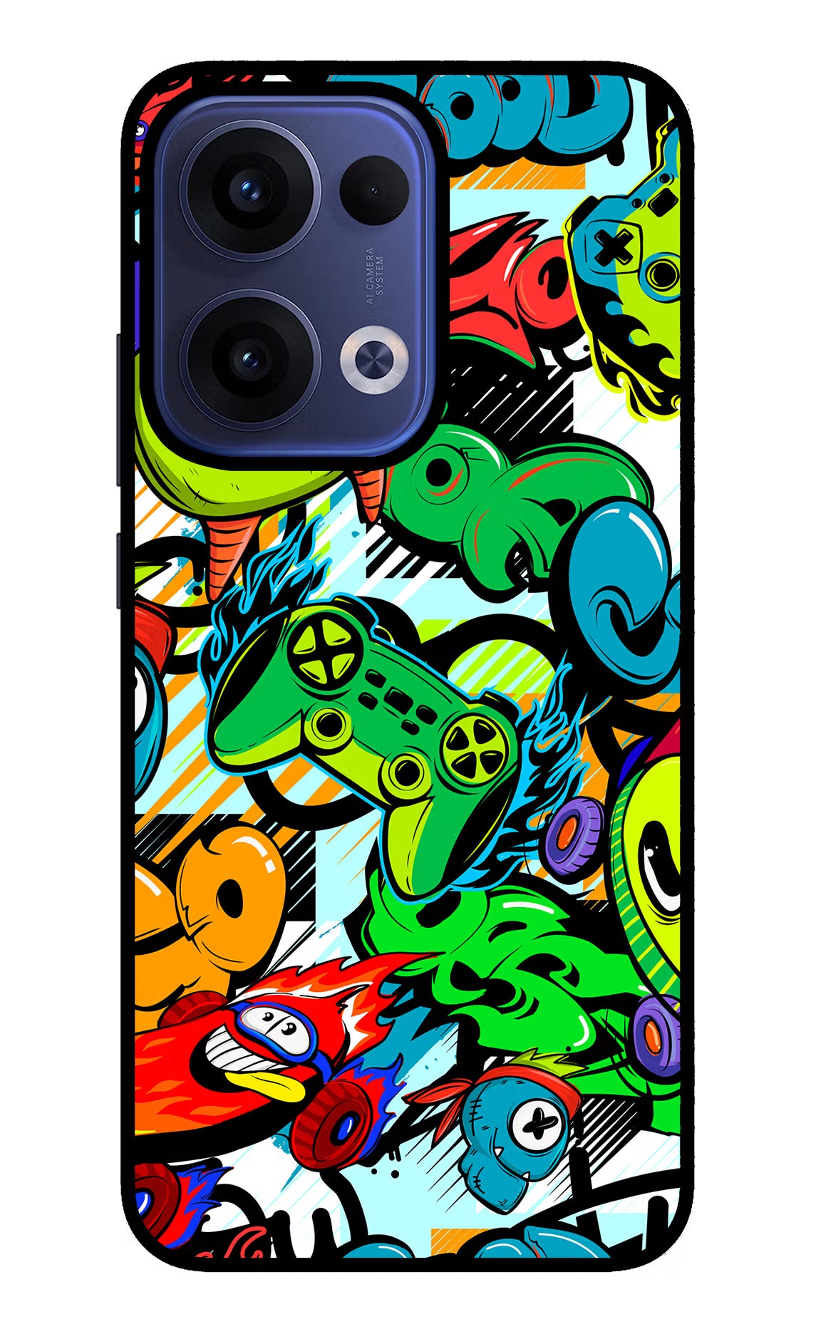 Game Doodle Oppo Reno13 5G Glass Case