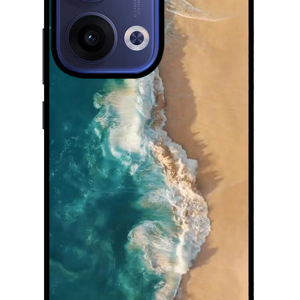 Ocean Beach Oppo Reno13 5G Glass Case