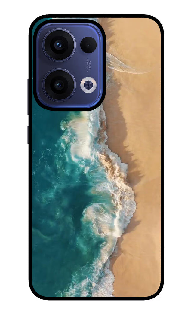 Ocean Beach Oppo Reno13 5G Glass Case