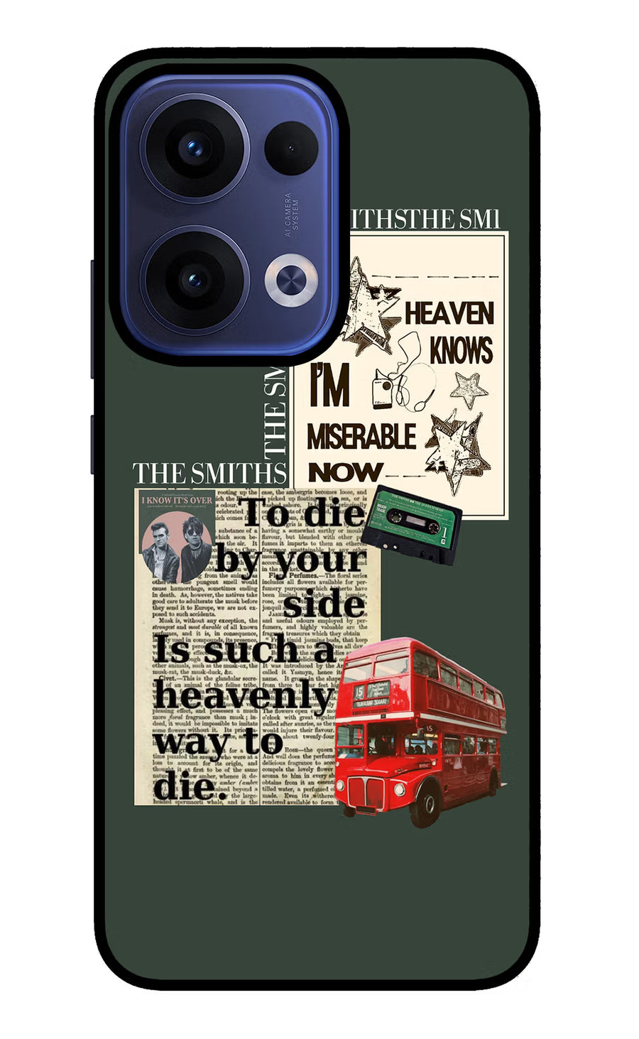 The Smiths Oppo Reno13 5G Back Cover, Glass case