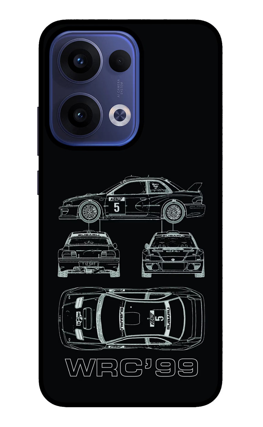 WRC'99 Oppo Reno13 5G Back Cover, Glass case