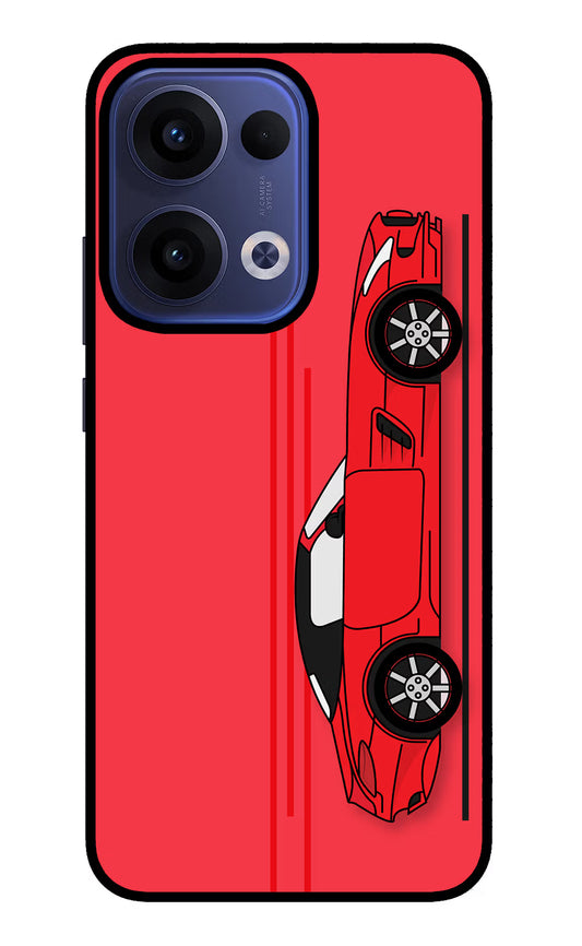 Red Velocity Oppo Reno13 5G Glass Case