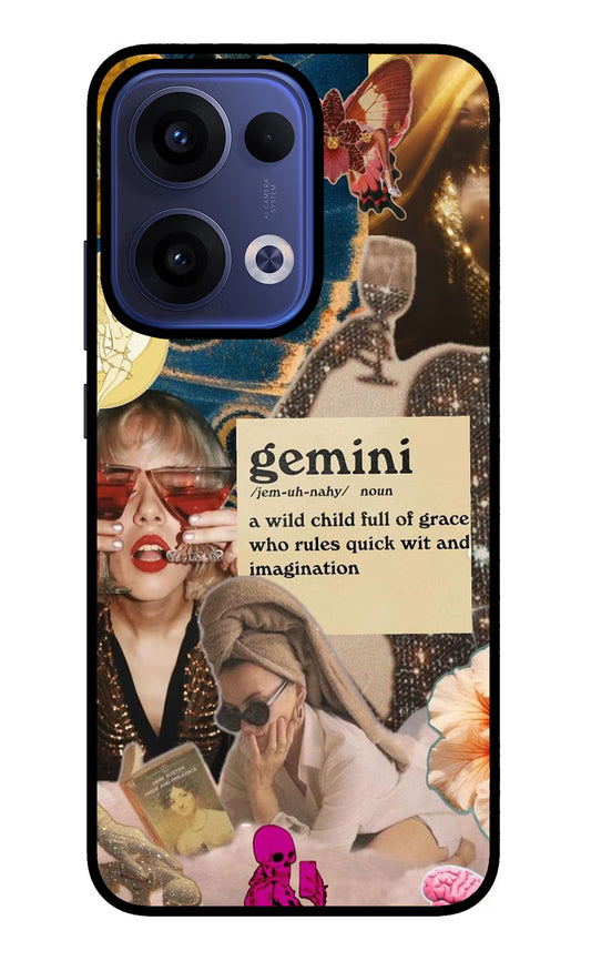 Gemini Zodiac Oppo Reno13 5G Glass Case