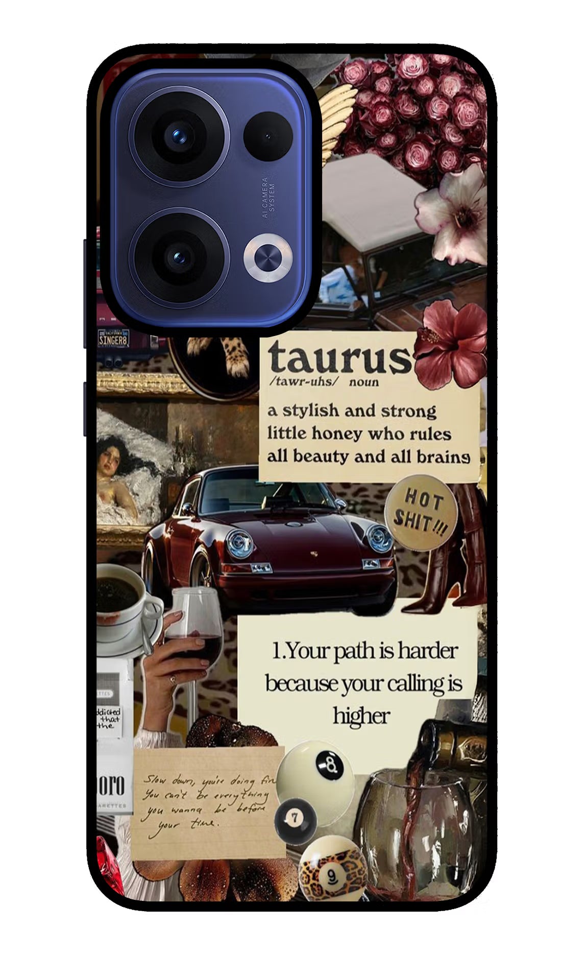 Taurus Zodiac Oppo Reno13 5G Glass Case