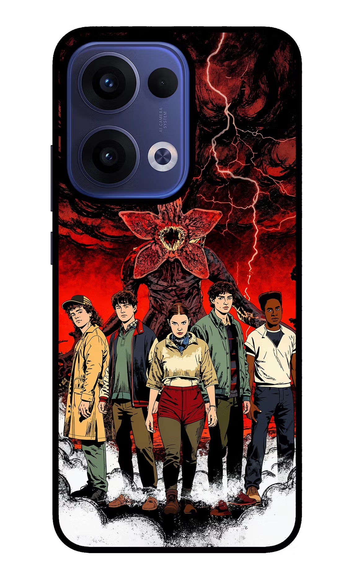 Ordinary Things Characters Oppo Reno13 5G Glass Case Back Cover by Casekaro