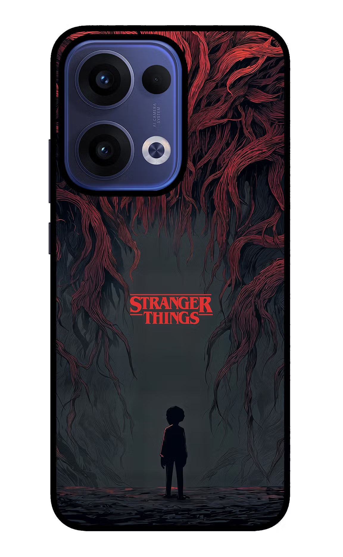 Ordinary Things Dark Side Oppo Reno13 5G Glass Case Back Cover by Casekaro