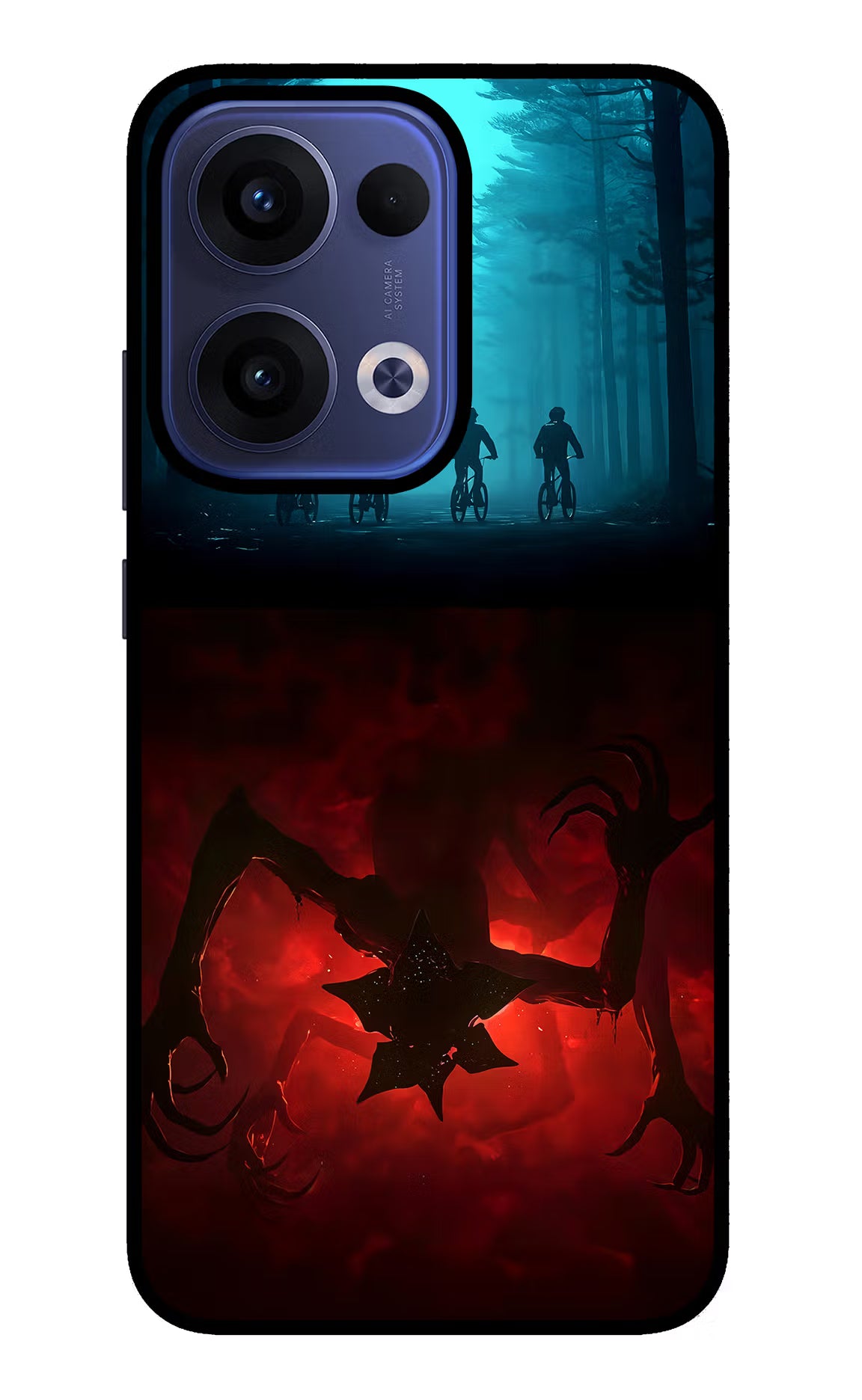 Ordinary Things Downside Up Oppo Reno13 5G Glass Case Back Cover by Casekaro