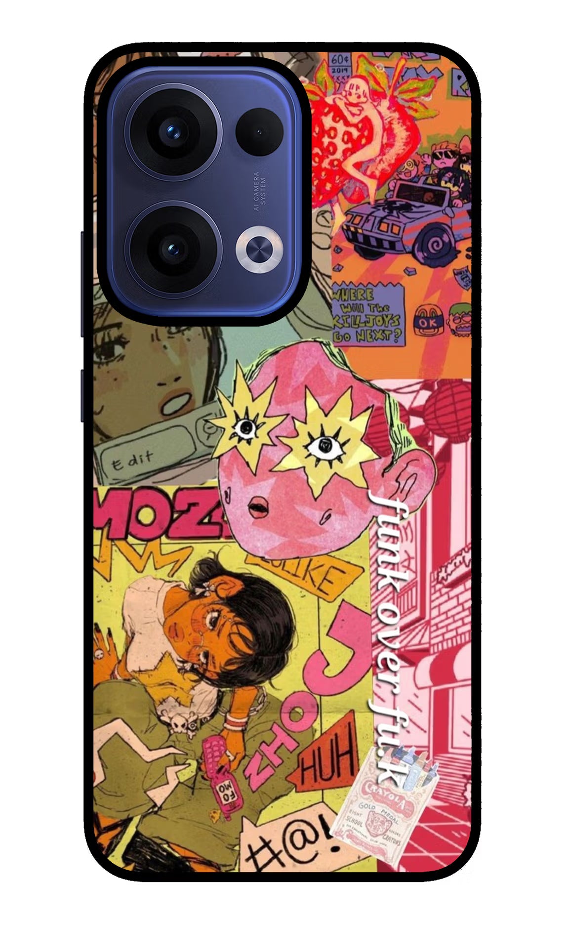 Funkover Oppo Reno13 5G Glass Case