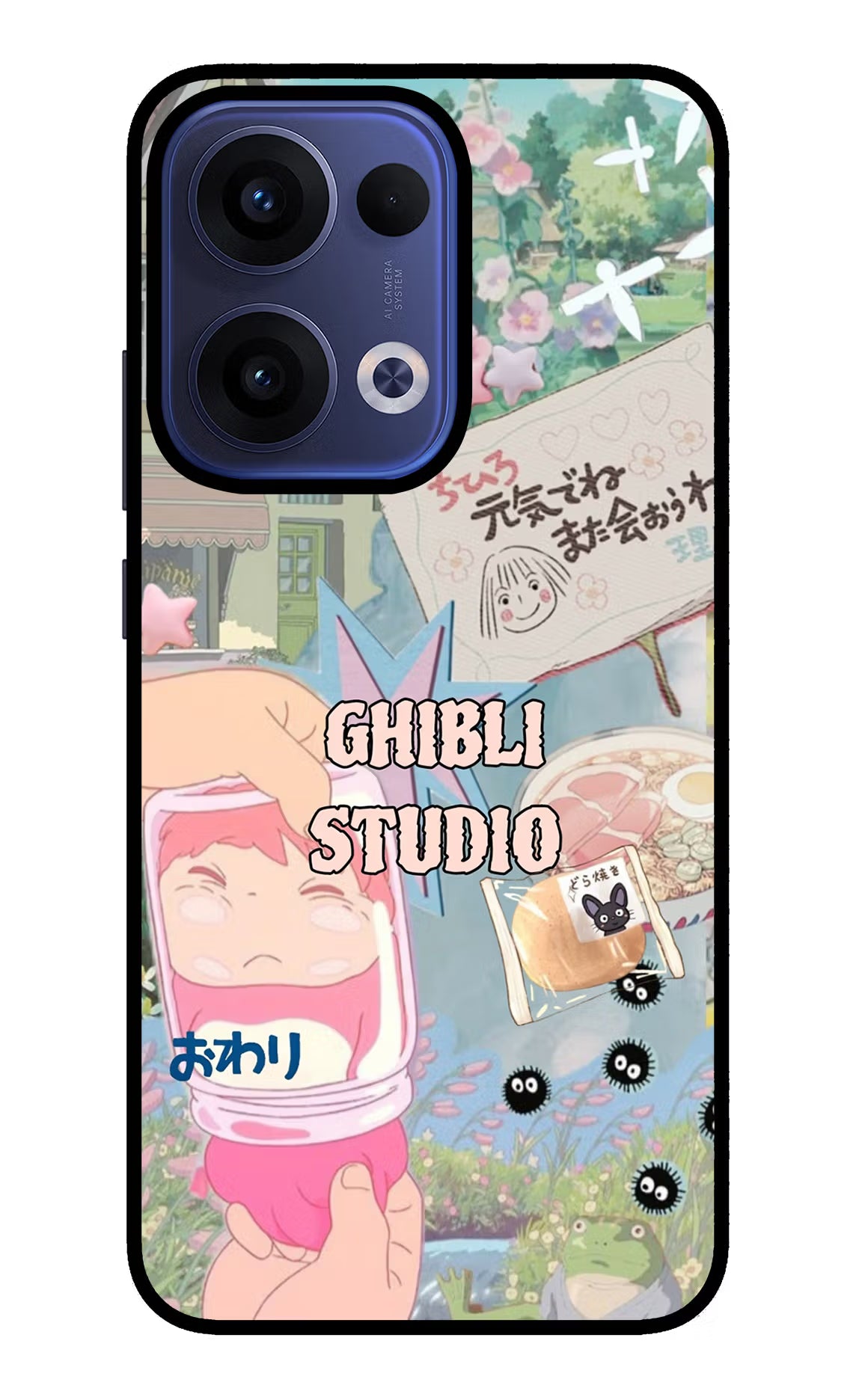 Studio Ghibli Oppo Reno13 5G Glass Case