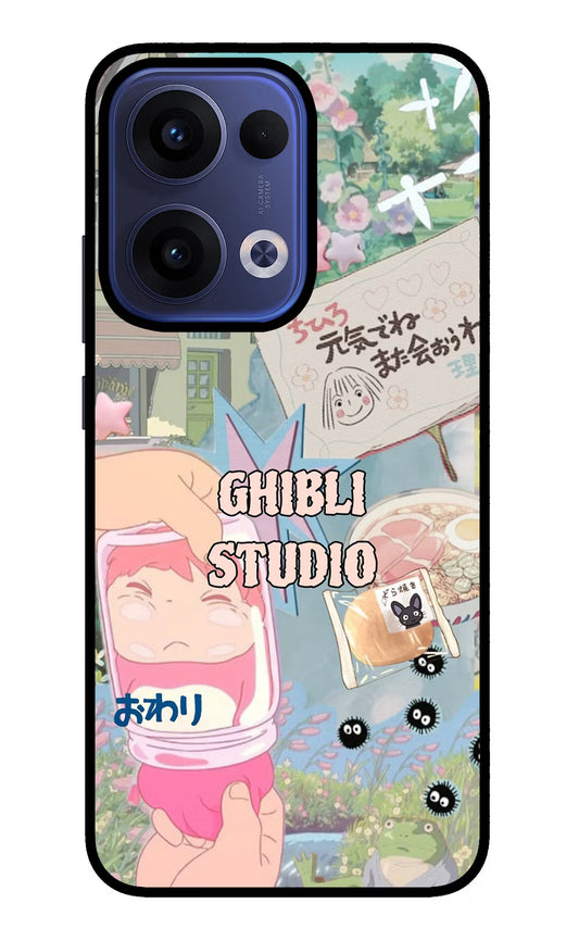 Studio Ghibli Oppo Reno13 5G Glass Case