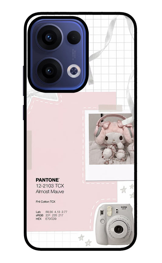 Pantone Asthetic Oppo Reno13 5G Glass Case