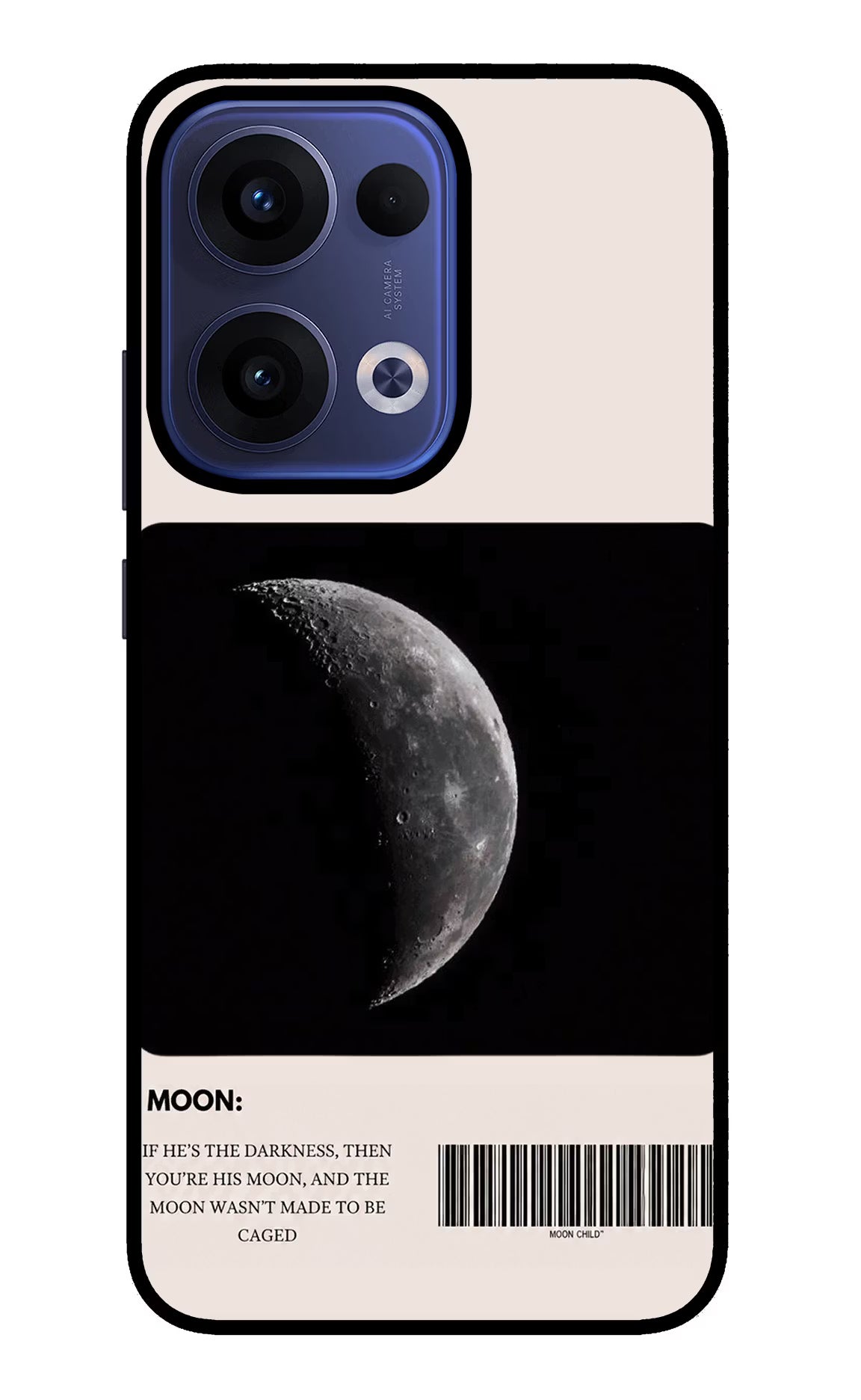 Moon Phase Oppo Reno13 5G Glass Case
