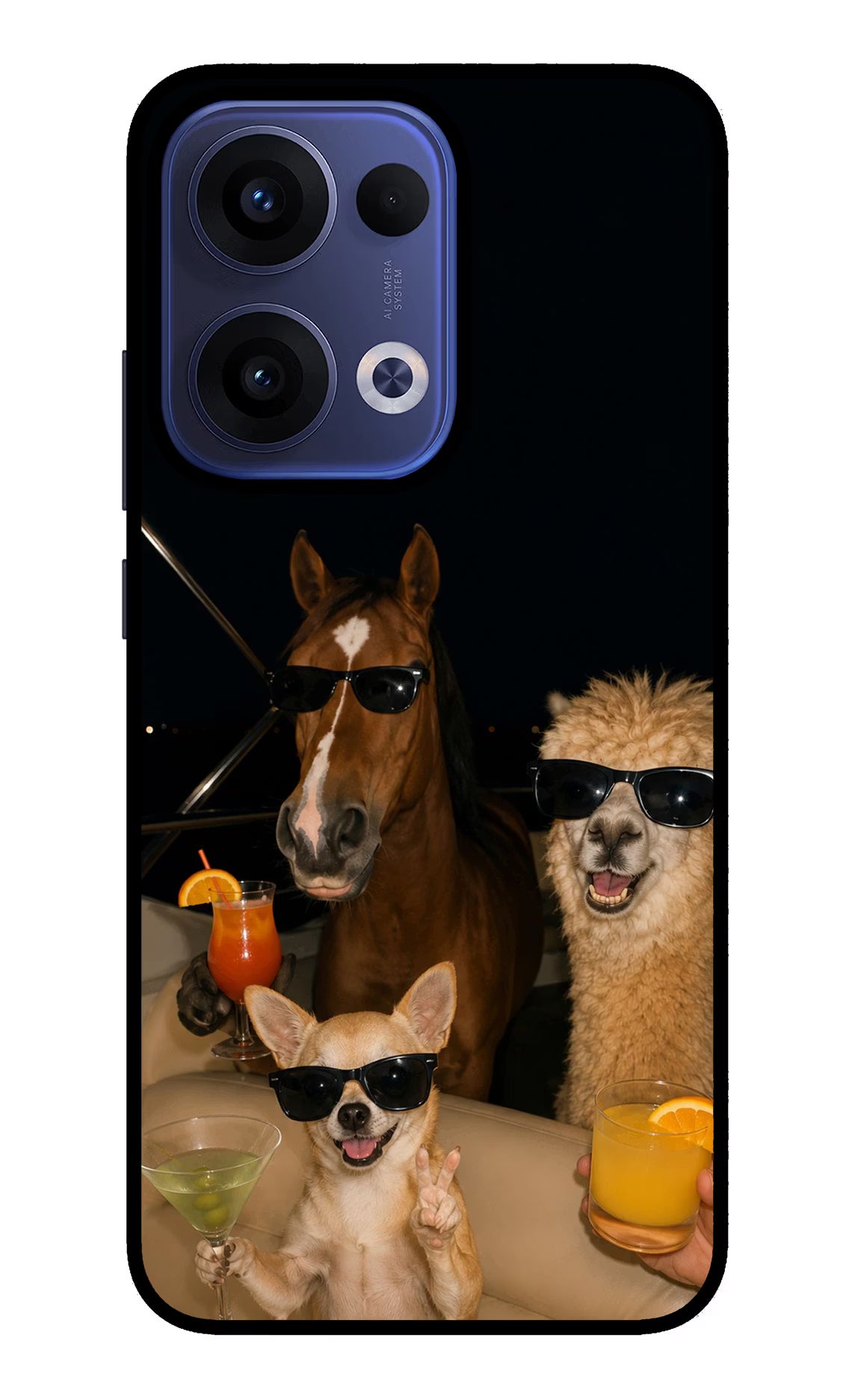 Party Squad Oppo Reno13 5G Glass Case