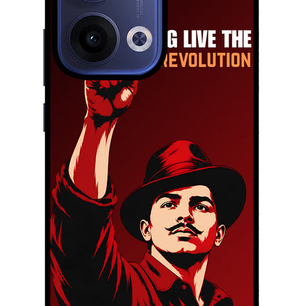 Bhagat Singh Revolution Oppo Reno13 5G Glass Case