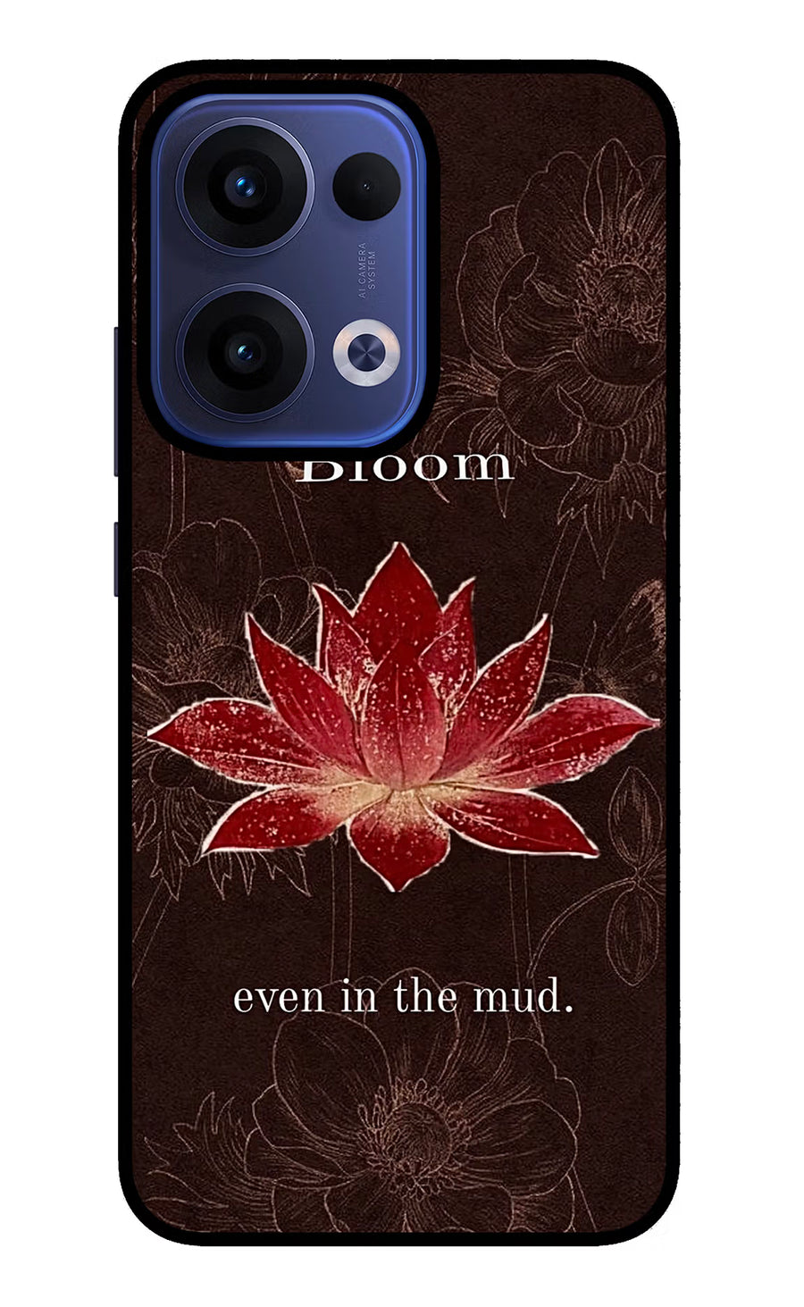 Bloom Oppo Reno13 5G Back Cover, Glass case