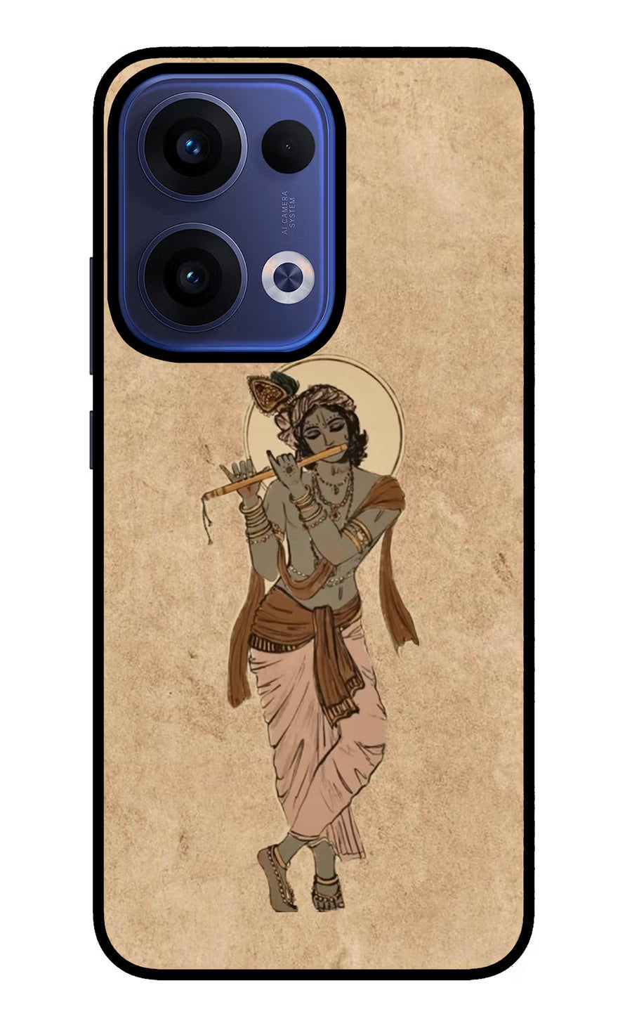 Krishna Oppo Reno13 5G Back Cover, Glass case