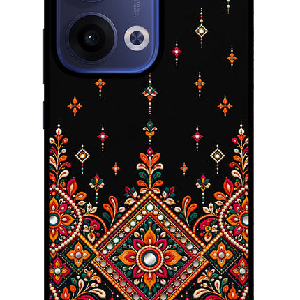 Noir Mehfil Oppo Reno13 5G Glass Case
