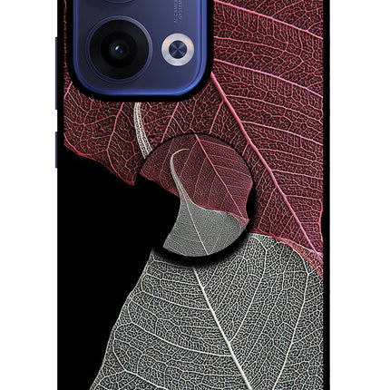 Leaf Pattern Oppo Reno13 5G Pop Case by Casekaro