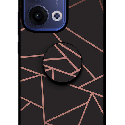 Geometric Pattern Oppo Reno13 5G Pop Case by Casekaro