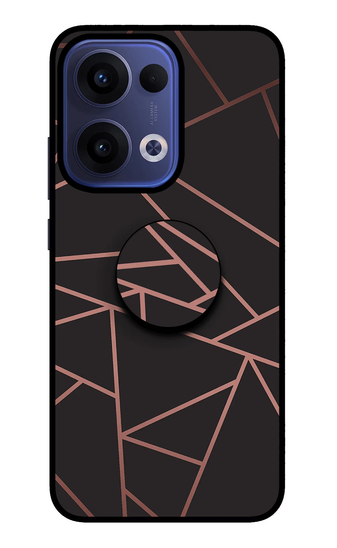 Geometric Pattern Oppo Reno13 5G Pop Case by Casekaro