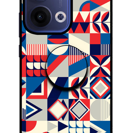 Colorful Pattern Oppo Reno13 5G Pop Case by Casekaro