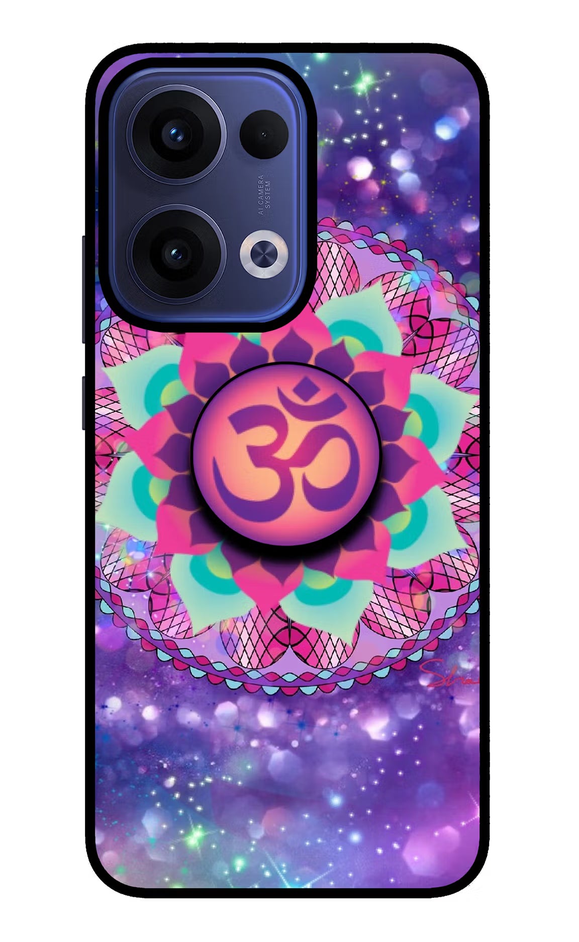 Om Purple Oppo Reno13 5G Pop Case by Casekaro