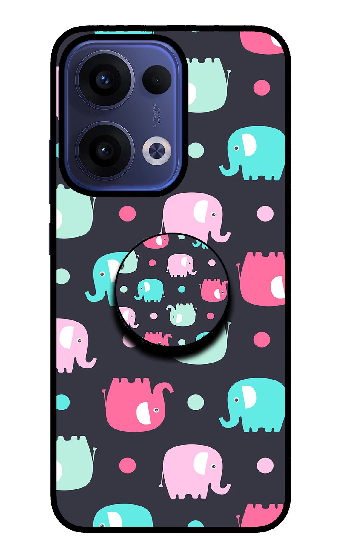 Baby Elephants Oppo Reno13 5G Pop Case by Casekaro
