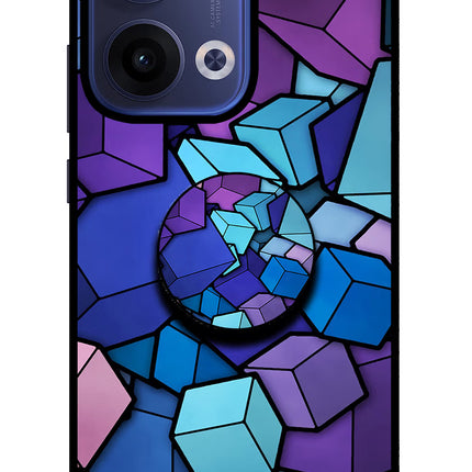 Cubic Abstract Oppo Reno13 5G Pop Case by Casekaro