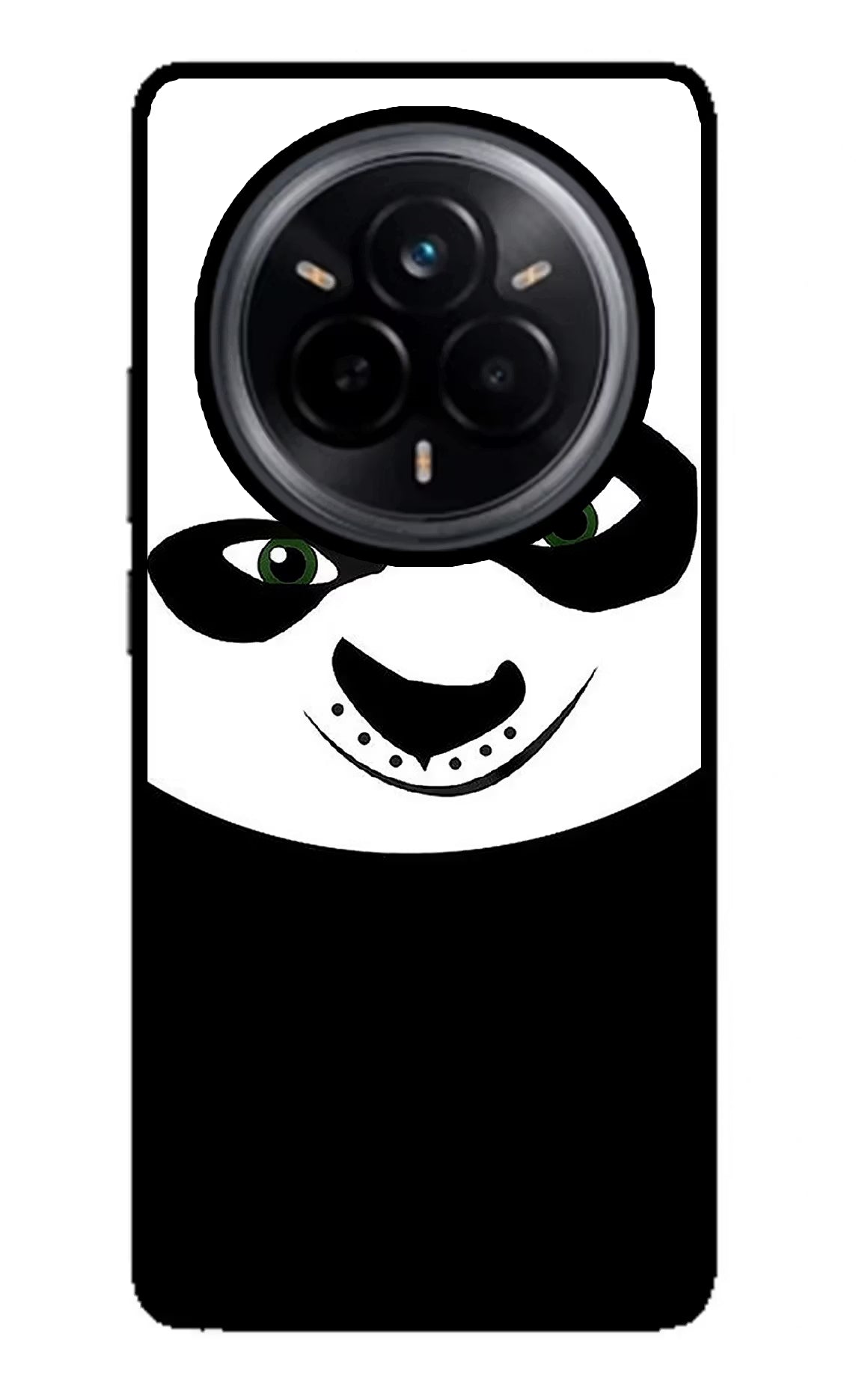 Panda Realme 14 Pro 5G Glass Case Back Cover by Casekaro
