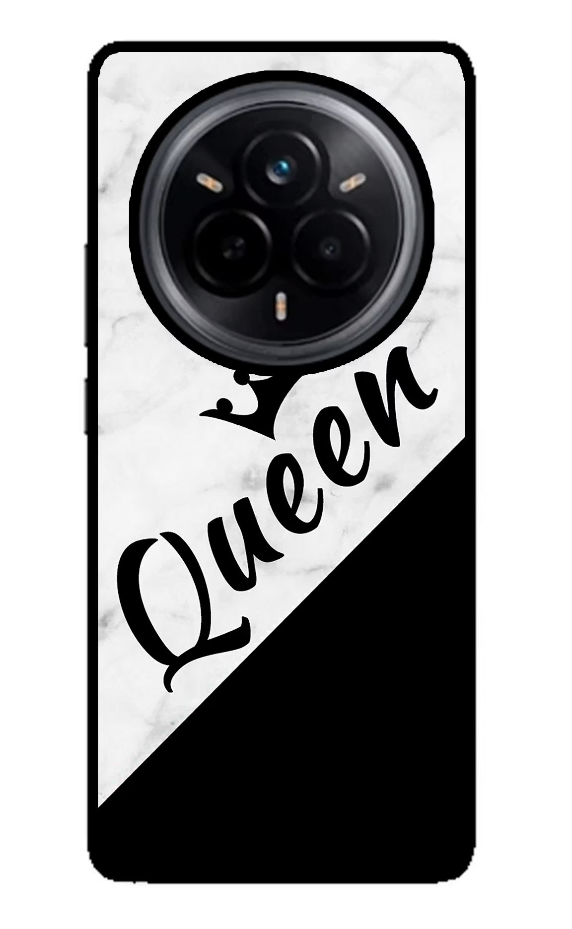 Queen Realme 14 Pro 5G Glass Case