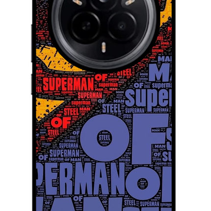 Superman Realme 14 Pro 5G Glass Case Back Cover by Casekaro