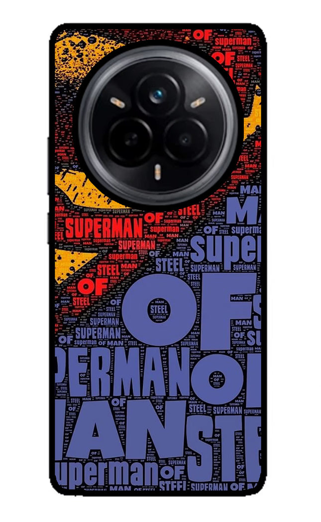 Superman Realme 14 Pro 5G Glass Case Back Cover by Casekaro