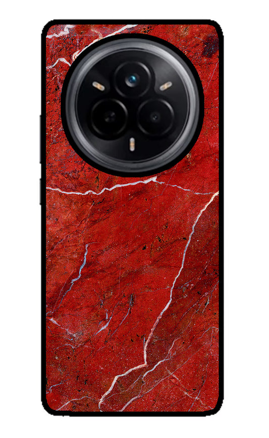 Red Marble Design Realme 14 Pro 5G Glass Case