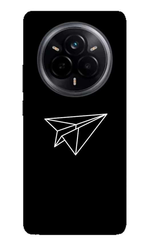 Paper Plane White Realme 14 Pro 5G Glass Case