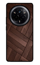 Wooden Texture Design Realme 14 Pro 5G Glass Case