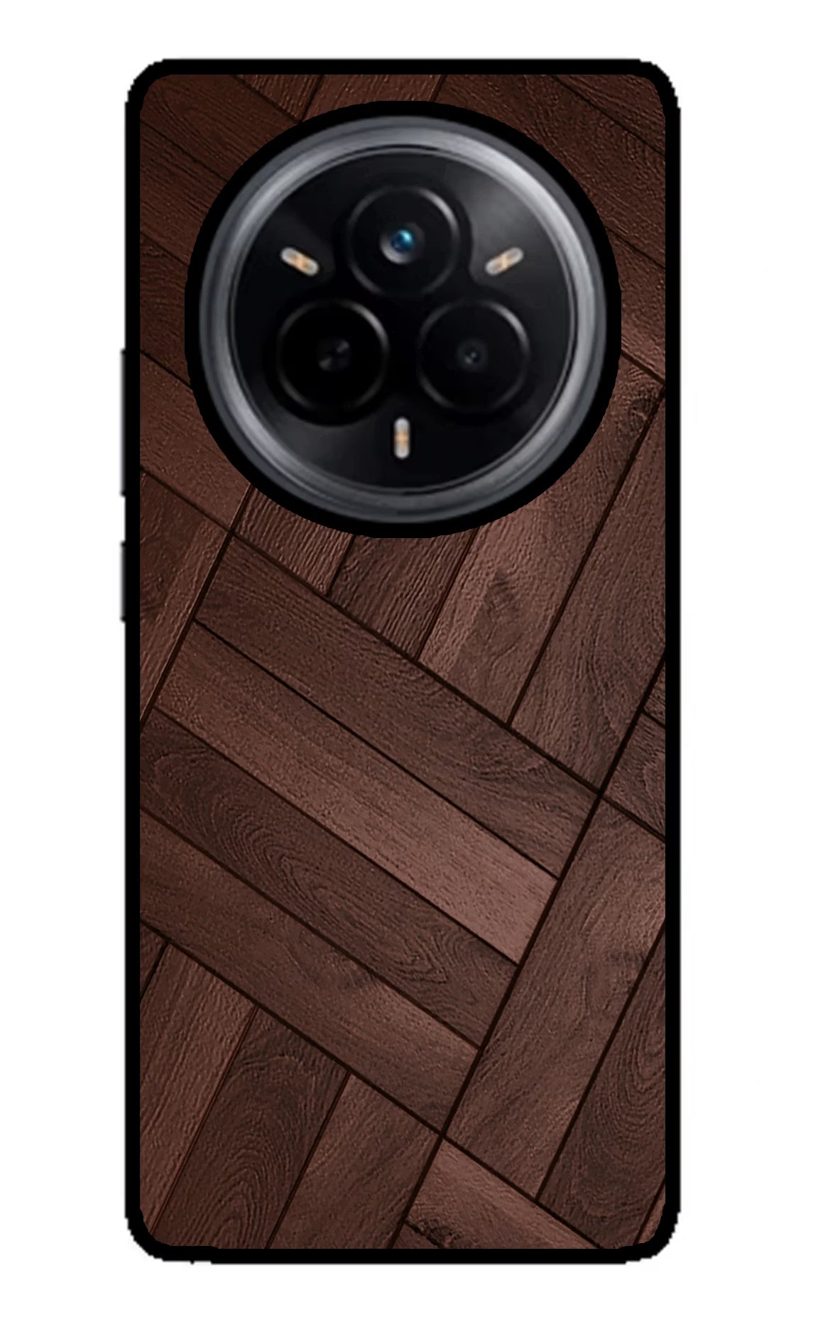 Wooden Texture Design Realme 14 Pro 5G Glass Case