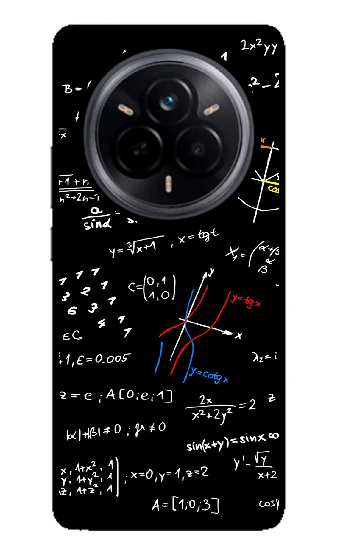 Mathematics Formula Realme 14 Pro 5G Glass Case Back Cover by Casekaro