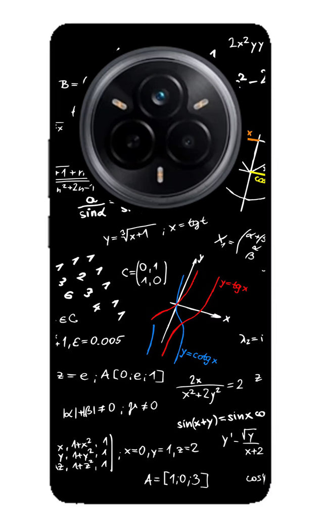 Mathematics Formula Realme 14 Pro 5G Glass Case Back Cover by Casekaro