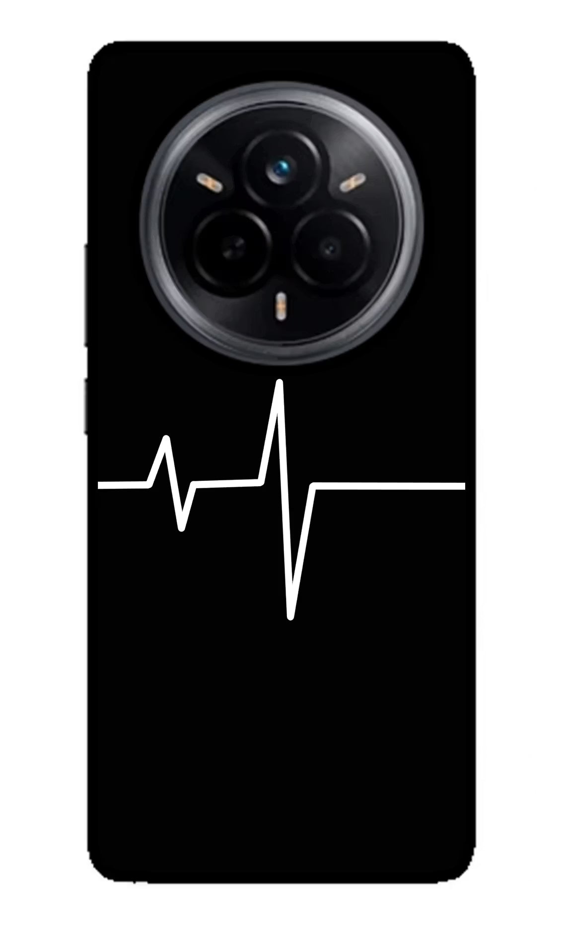 Heart Beats Realme 14 Pro 5G Glass Case Back Cover by Casekaro