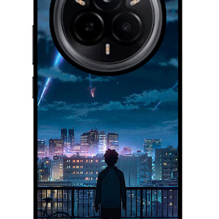 Anime Realme 14 Pro 5G Glass Case Back Cover by Casekaro