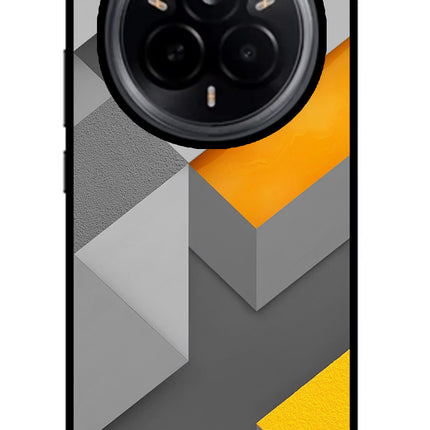 Abstract Realme 14 Pro 5G Glass Case Back Cover by Casekaro