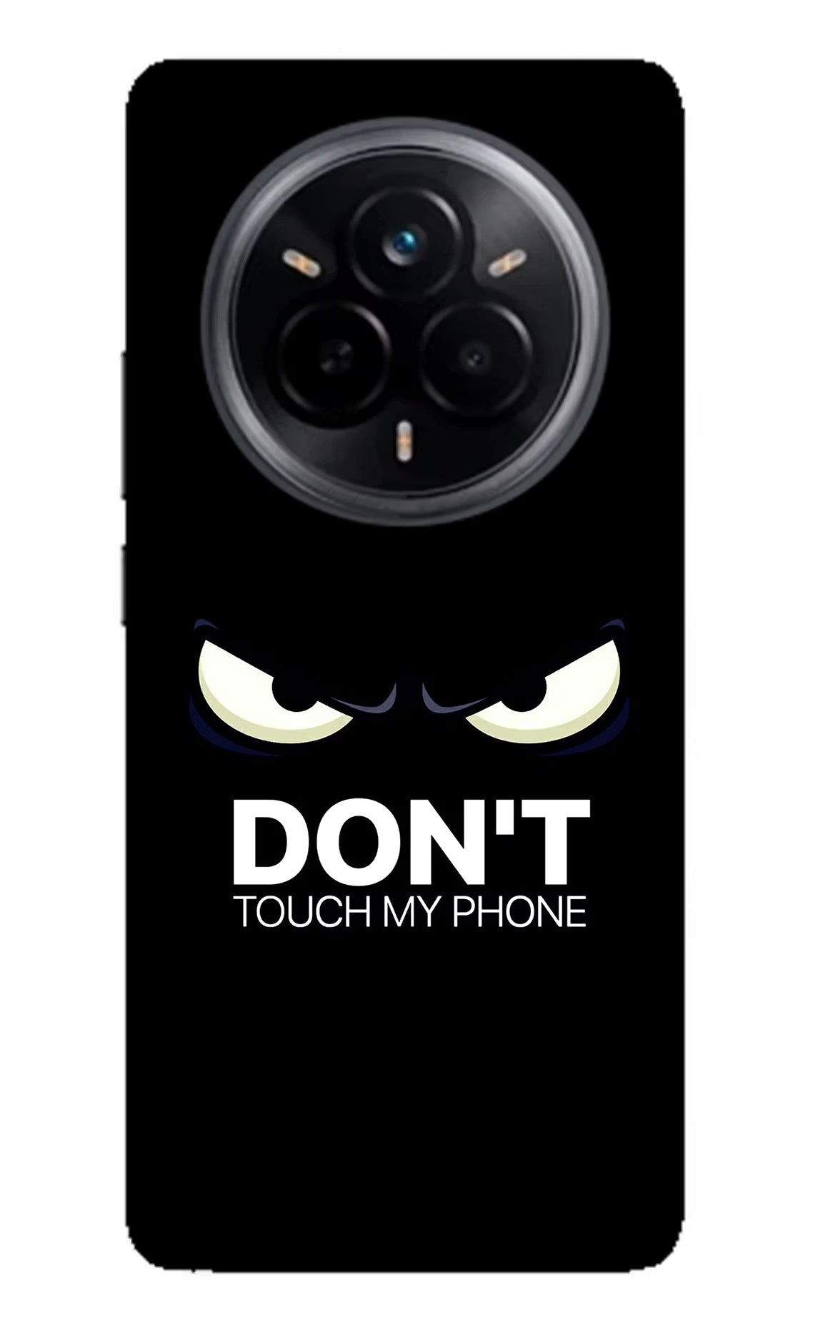 Don'T Touch My Phone Realme 14 Pro 5G Glass Case Back Cover by Casekaro
