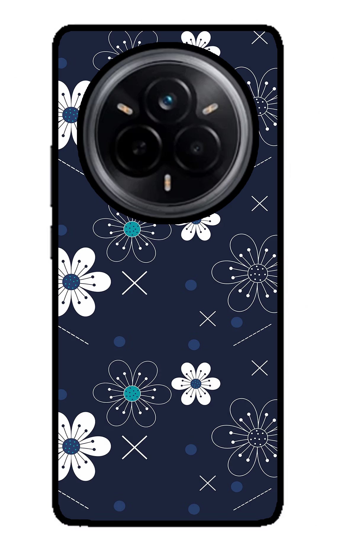 Flowers Realme 14 Pro 5G Glass Case Back Cover by Casekaro