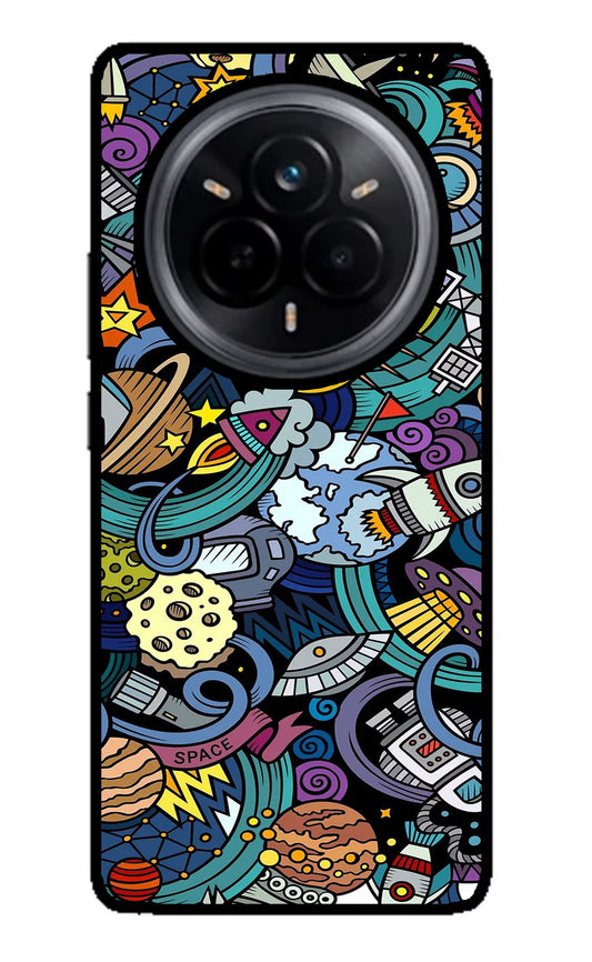 Space Abstract Realme 14 Pro 5G Glass Case