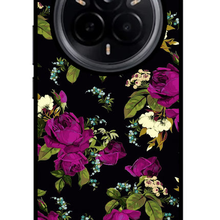 Flowers Realme 14 Pro 5G Glass Case Back Cover by Casekaro