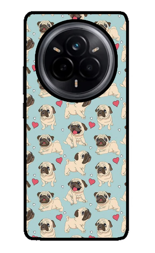 Pug Dog Realme 14 Pro 5G Glass Case Back Cover by Casekaro