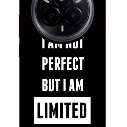 I Am Not Perfect But I Am Limited Edition Realme 14 Pro 5G Glass Case